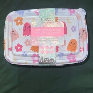 Halloween Ghost Food Containers Food Storage 12 CT NEW